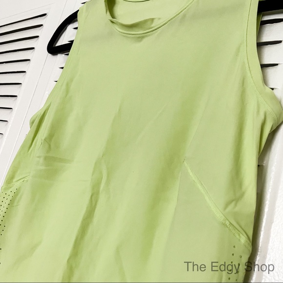 lululemon athletica | High Neck Split Hem Run Tank Neo Mint - Picture 2 of 7